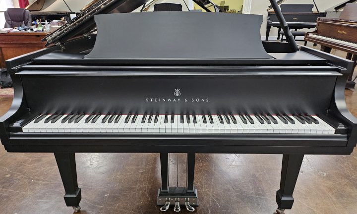 1988 Steinway S Jet Noir Restored